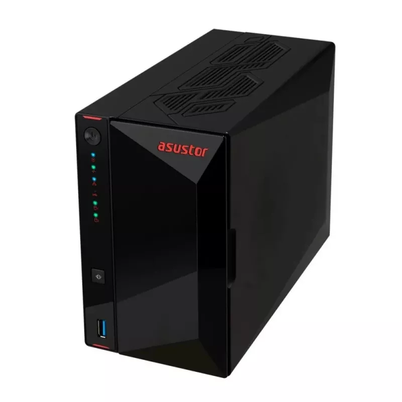 Asustor AS5402T NAS / saugojimo serveris Intel® Celeron® N5105 4 GB DDR4 0 TB ADM Juodas