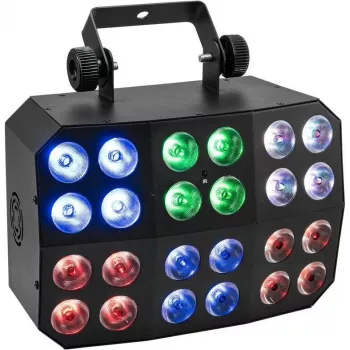 LED pixel šviestuvas EUROLITE CLS-6 PIX HCL 6x12W RGBW – 6 šviestuvų rinkinys