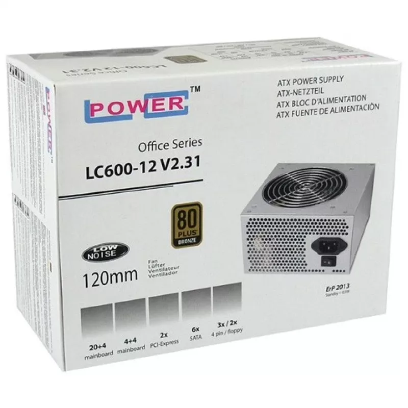 Maitinimo blokas 450W LC600-12 V2.31 80+ Bronze