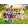 Playmobil 71496 Žirgai prie krioklio: Ponio vežimas