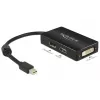 Adapteris DeLOCK 0,16 m Mini DisplayPort → DisplayPort / HDMI / DVI-D