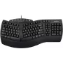 Perixx Periboard-512 juoda ergonominė klaviatūra su USB (11523)