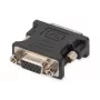 Assmann DVI adapteris DVI(24+5) - HD15 M/F, DVI-I dual link, juodas (AK-320504-000-S)