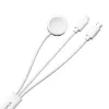 Magnetinis kroviklis Joyroom S-IW008 Lightning USB-C 5V 1,2 m balta viela