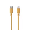 USB-A į Lightning laidas Native Union Night Cable — 3 m, geltonas