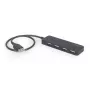 USB 2.0 šakotuvas Gembird UHB-U2P4-06 — 4 prievadai, kompaktiškas USB išplėtimas