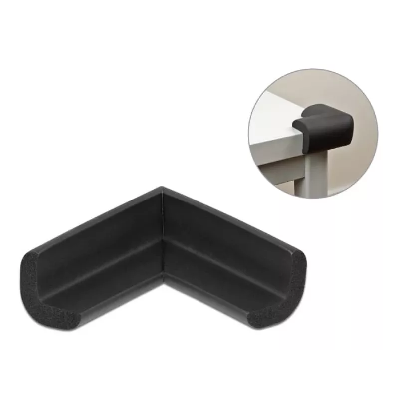Apsauga nuo smūgių DeLOCK 18397 56 x 56 x 22 mm juoda