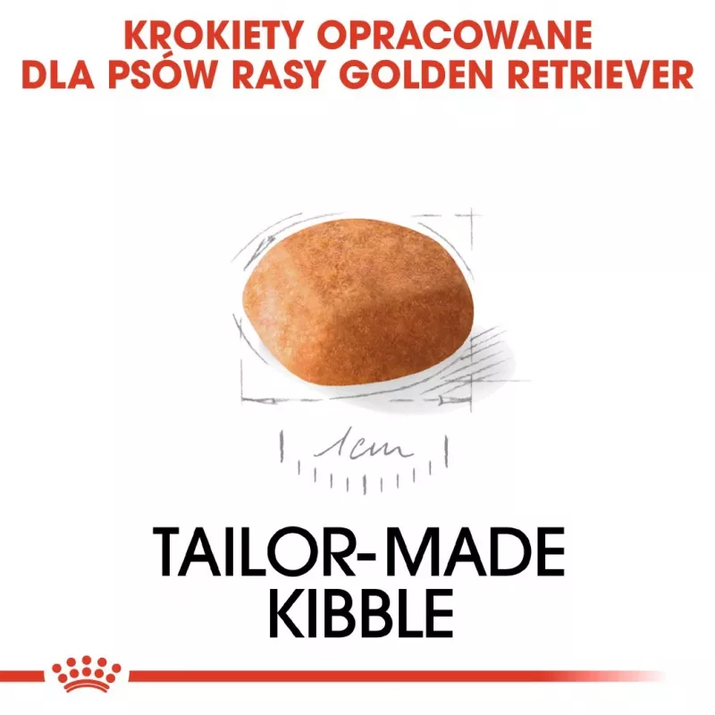 Sausas šunų ėdalas Royal Canin Golden Retriever Junior 12 kg – paukštiena, 29% baltymų, 16% riebalų