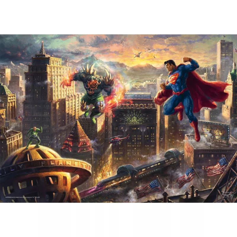 Thomas Kinkade Studios: DC Superman - Man of Steel, Dėlionė 1000 dalių