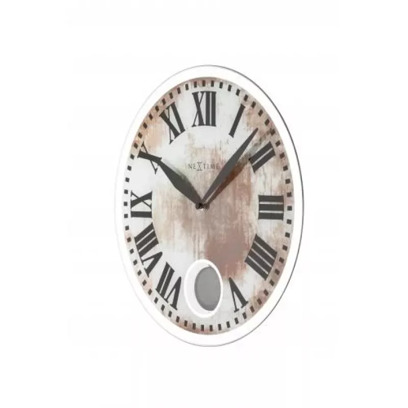 NeXtime klok 8162 Romana sieninis laikrodis, baltas, Ø43 cm