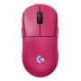 Logitech G PRO 2 – žaidimų pelė – dešiniarankiams ir kairiarankiams – optinė – 8 mygtukai – belaidė, laidinė – 2,4 GHz, USB – USB Logitech LIGHTSPEED imtuvas – rožinė (910-007310)