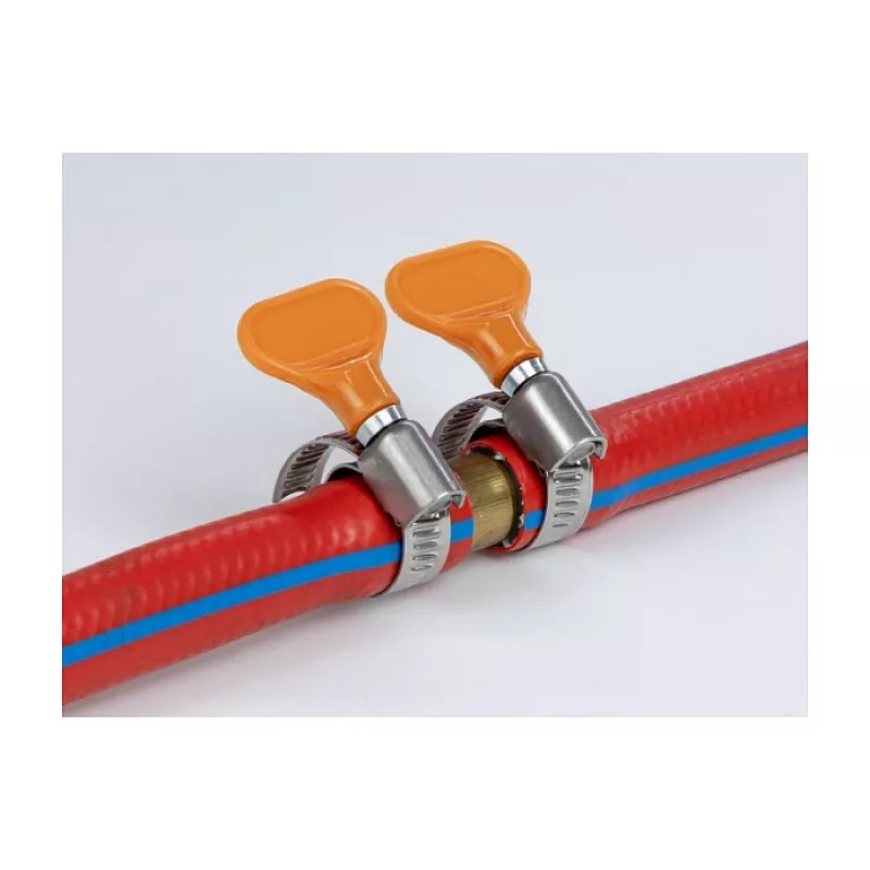 DeLOCK 400 SS drugelinis žarnų spaustukas 12-20 mm 5 vnt oranžinis