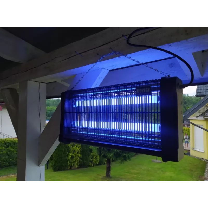 Insekticidinė lempa NOVEEN IKN30 Juoda — UV šviesa, energiją taupanti, vidaus vabzdžių kontrolė