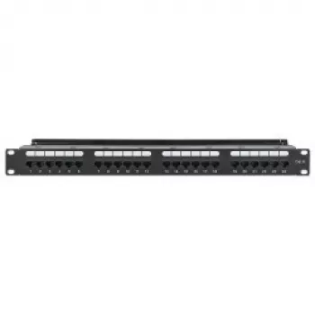Patch panel INTELLINET 721035 19 colių 1U 24 prievadų RJ45 Cat6 UTP