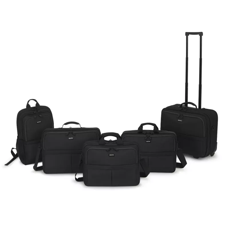 Kuprinė DICOTA D31696 Juoda, iš perdirbto PET