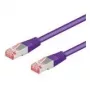 Wentronic Goobay CAT 6 jungiamasis kabelis, S/FTP (PiMF), violetinis, 7,5 m - LSZH halogenų neturintis, varinis (93545)