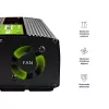 Green Cell PowerInverter LCD 12 V 500W/1000W automobilinis keitiklis su ekranu – gryno sinuso bangos keitiklis, juodas