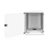 DIGITUS Compact Series DN-19 12-U-S-1 - Sieninis tinklo spintas - šviesiai pilkas, RAL 7035 - 12U - 48,3 cm (19 inch) (DN-19 12-U-S-1)