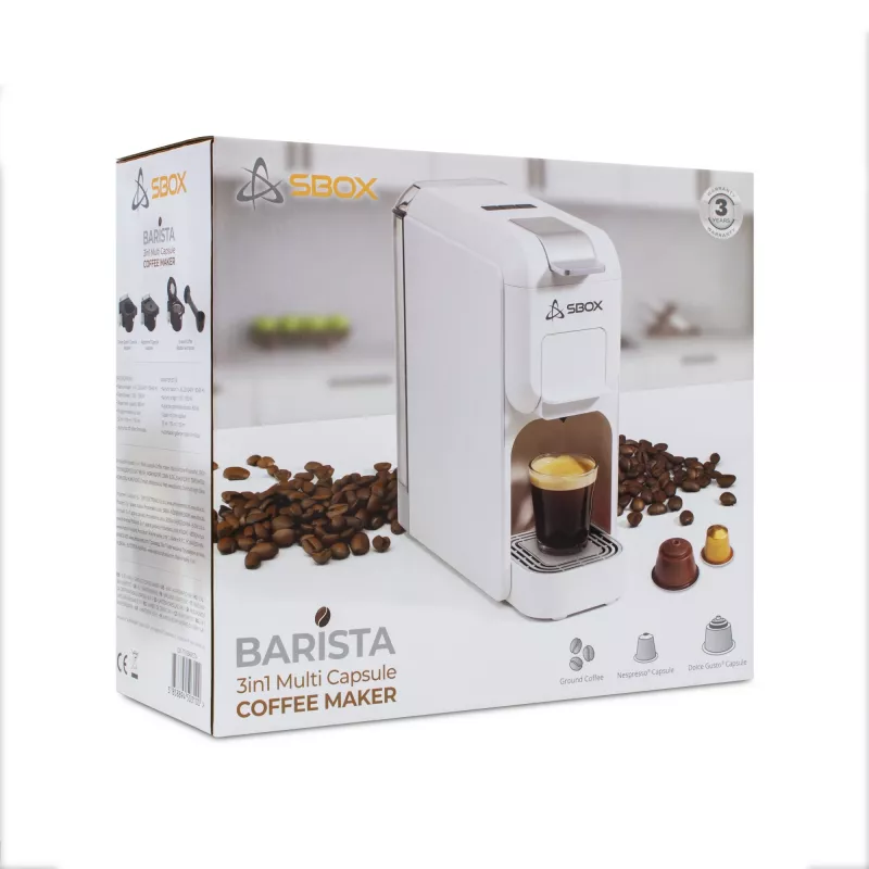 Kavos virimo aparatas SBOX 1,5 l CM-719 Barista White