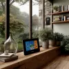 Greenblue 46003 Juodos spalvos LCD baterijų belaidė stotelė