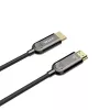 HDMI kabelis Unitek C11085GY01-15M — HDMI Type A į A, 30 m, HDMI 2.1, 8K@60Hz, 4K@144Hz, paauksuoti kontaktai, juodas