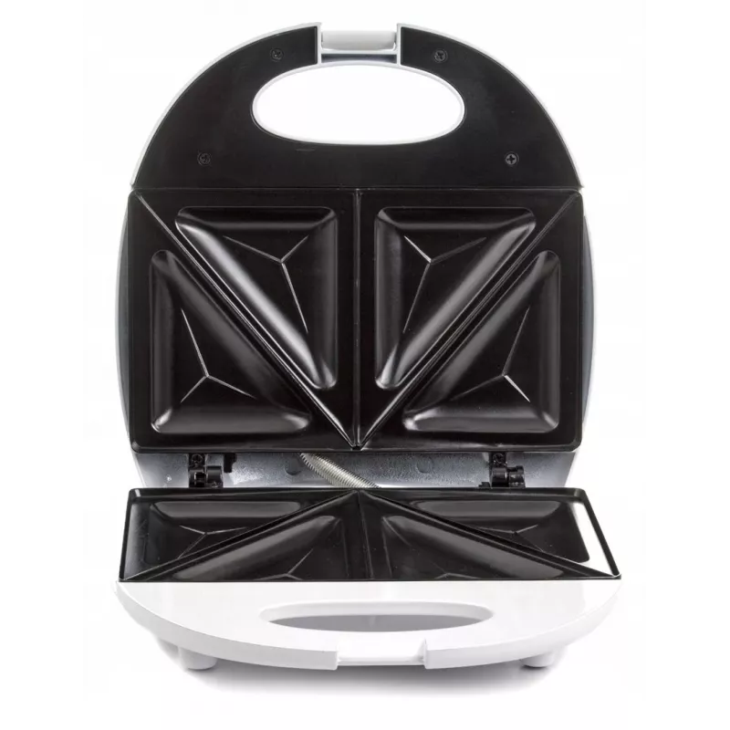Skrudintuvas Ravanson OP-7010B — 2 riekėms, 750 W, reguliuojamas skrudinimas, nelimpančios plokštės, baltas
