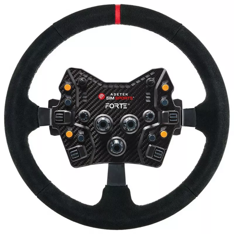 Asetek SimSports Lenkradkranz, dished, 340 mm - juoda, zomša