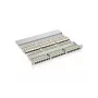 Equip 48 prievadų Cat.6 ekranuotas pataisinis skydelis, juodas, RJ-45, auksuotas, Cat6, montavimas į stelažą, 1U