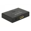 DeLOCK DisplayPort jungiklis, 4K, juodas