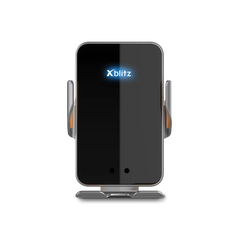 Xblitz FX4 Elegance automatinis automobilinis telefono laikiklis su belaidžiu įkrovimu, tvirtinamas prie ventiliacijos grotelių
