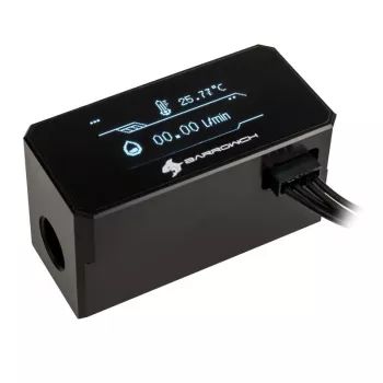 Srauto matuoklis Barrow FBFT08 B – OLED ekranas, juodas