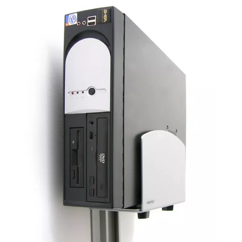 Ergotron vertikalus universalus CPU laikiklis - sidabrinis (97-468-202)