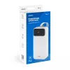 Power bank Savio BA-11 Ličio jonų 30000 mAh, 3,7 V, USB-C x2, baltas
