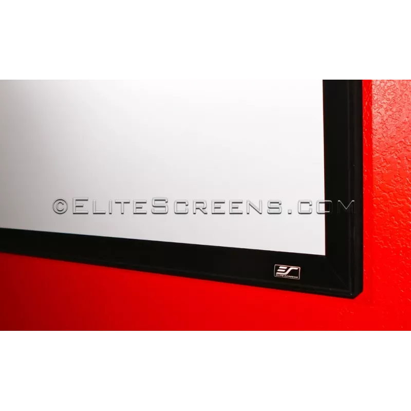 Elite Screens SableFrame Series ER100WH1 fiksuoto rėmo ekranas, 100 colių įstrižainė, 16:9, juodas