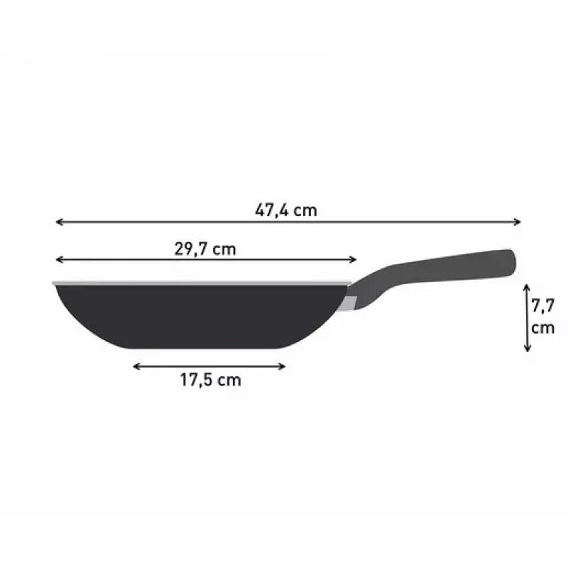 Wok keptelė Tefal Renewal C4261943 28 cm su nelimpančia danga
