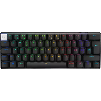 Logitech G PRO X 60 Lightspeed belaidė mechaninė klaviatūra (TACTILE-BLACK-CH-EMEA28I-935, 920-011907)