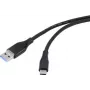 USB 3.2 Gen1 (3.0/3.1) laidas USB-C kištukas 2,00 m juodas (RF-4995176)