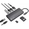 Dokavimo stotelė NATEC NMP-2162 USB 3.2 Gen 1 Type-C pilka laidinė
