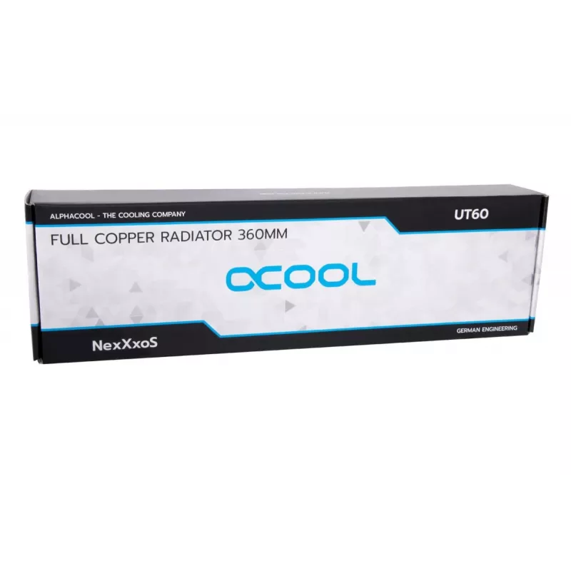 Radiatorius Alphacool 14390 Varis Plienas Juodas 125 mm x 415 mm x 60 mm