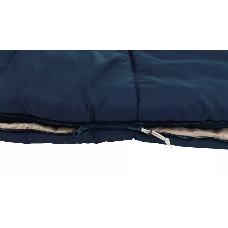Miegmaišis Outwell Contour Lux XL – stačiakampis suaugusiems, poliesteris, 2200×1050 mm, iki 190 cm ūgio, mėlynas