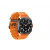 Samsung Galaxy Watch Ultra 3,81 cm (1,5 colio) AMOLED 47 mm Skaitmeninis 480 x 480 pikselių Liečiamas ekranas 4G Pilka, Titanas Wi-Fi GPS (palydovas)