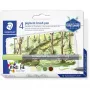 Staedtler pigment brush pen 371 flomasteris geltonas 1 vnt