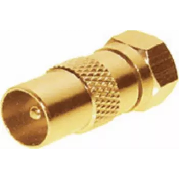 Adapteris ShiverPeaks 85323-G IEC kištukas į F lizdą, paauksuota jungtis