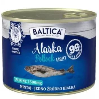 BALTICA Excellent Monoprotein Pollock Light šlapias kačių ėdalas - 185g