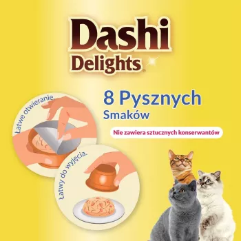 INABA Dashi Delights Vištiena su šukutėmis sultinyje – skanėstai katėms – 70g