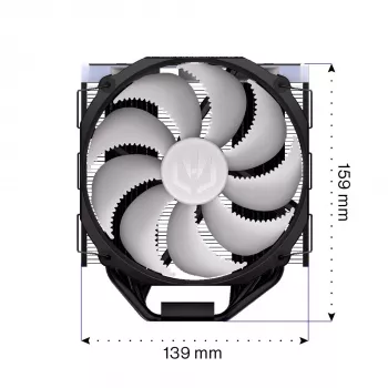 Endorfa Fortis 5 ARGB Black CPU aušintuvas