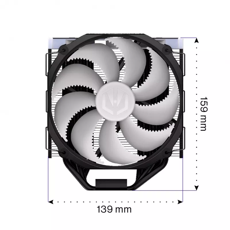 Endorfa Fortis 5 ARGB Black CPU aušintuvas