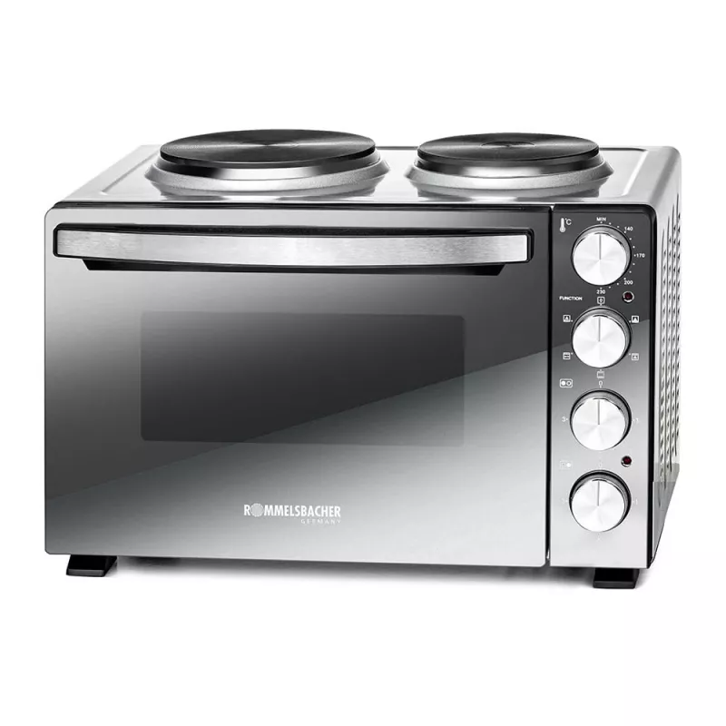 Rommelsbacher KM 3300 30 L juodas stalinis kombinuotas virimo ir kepimo prietaisas