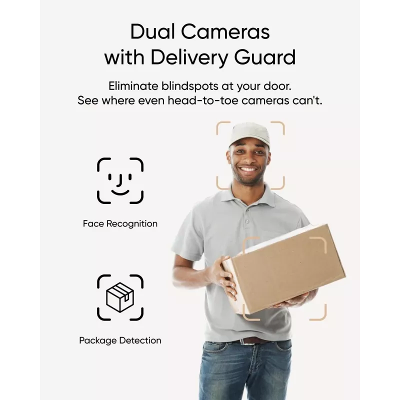 Eufy Security E34 vaizdo durų skambutis