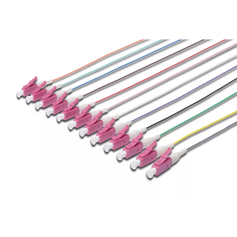 Šviesolaidinis pigtail'as Digitus LC OM4 50/125 µ Simplex 2m